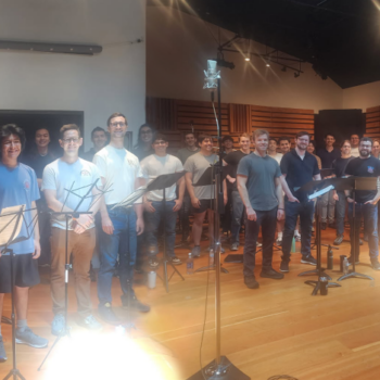 Ragazzi Alumni at recording session, May 2025